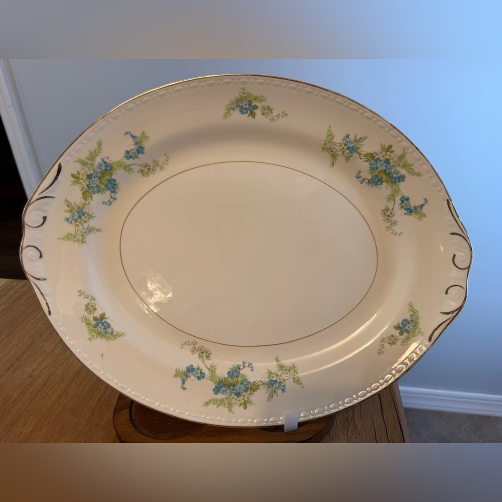 Vintage Homer Laughlin Georgian Eggshell Platter 1943